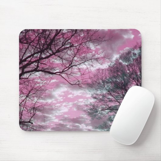 ピンクの日没 マウスパッド (マウス)