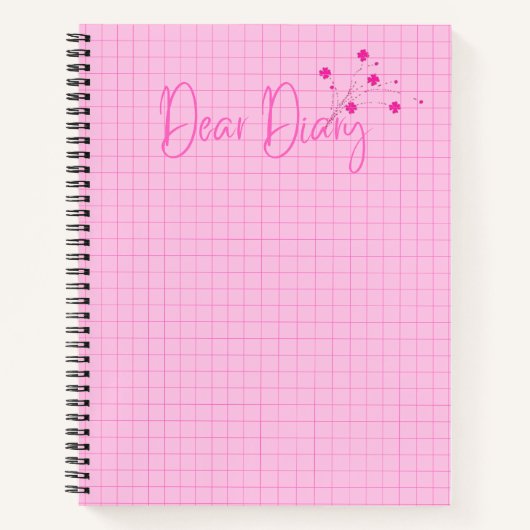 ピンクの日記 ノートブック (正面)