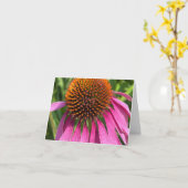 ピンクの日 – サンキューカード カード (黄色い花)