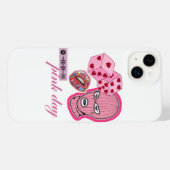 ピンクの日 iPhoneケース (裏面横)