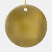 ピンクの明るい赤紫色ポップ・アートのアート水彩花 セラミックオーナメント (裏面)