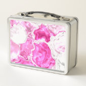 ピンクの明度 メタルランチボックス (裏面)