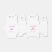 ピンクの星の誓の更新結婚記念日モダン フェイバーボックス (折り畳みなし)