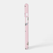 ピンクの星柄 かいじゅうたちのいる島 iPhone 16ケース (左側面)