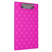 ピンクの星模様 クリップボード (右)