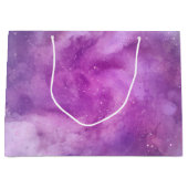 ピンクの星空 ラージペーパーバッグ (正面)