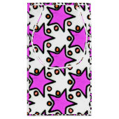 ピンクの星 スモールペーパーバッグ (裏面)