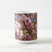 ピンクの春の桜 コーヒーマグカップ (中央)