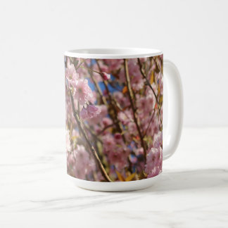 ピンクの春の桜 コーヒーマグカップ
