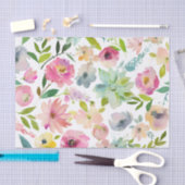 ピンクの春の花のマザーズデイコレクション 薄葉紙 (クラフト)