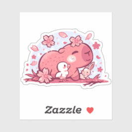 ピンクの春フレンド シール