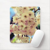 ピンクの春花 マウスパッド (マウス)