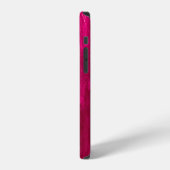 ピンクの暗い壁:抽象的なテクスチャー。 iPhoneケース (左側面)