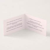 ピンクの書道後援指導 名刺 (内部)