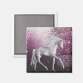 ピンクの最後のユニコーン マグネット (正面/裏面)