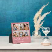 ピンクの最高のおばあちゃんこれまでに6枚の写真プラーク フォトプラーク (インサイチュ)