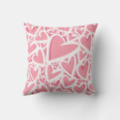 ピンクの最高のハートママ今まで写真 クッション (裏面)