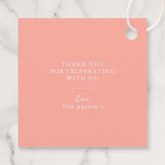 ピンクの月の上に眠るクマありがとう フェイバータグ (裏面)