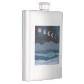 ピンクの月相の風景 フラスク (右)