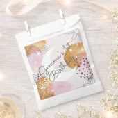 ピンクの月 フェイバーバッグ (クリップ留めされた状態)