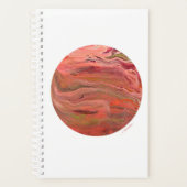 ピンクの月 プランナー手帳 (正面)