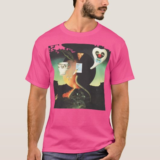 ピンクの月 Tシャツ (正面)