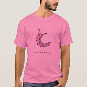 ピンクの有爪動物のTシャツ Tシャツ