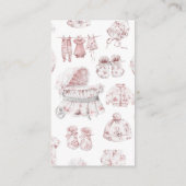 ピンクの服トイルドゥジュウブズベビー エンクロージャーカード (裏面)