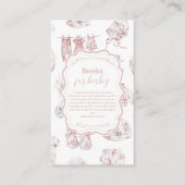 ピンクの服トイルドゥジュウブズベビー エンクロージャーカード (正面)