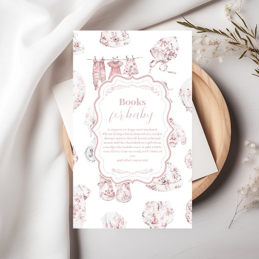 ピンクの服トイルドゥジュウブズベビー エンクロージャーカード