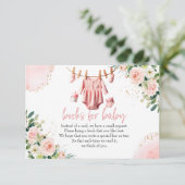 ピンクの服装本ベビーカード (スタンド正面)