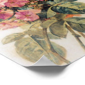 ピンクの朝の栄光のヴィンテージポスター ポスター (角)