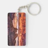 ピンクの朝顔 キーホルダー (裏面)