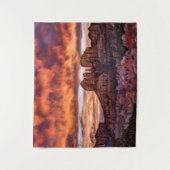 ピンクの朝顔 タペストリー (正面)