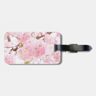 ピンクの木のさくらんぼの花 ラゲッジタグ