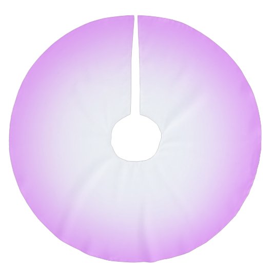 ピンクの木のスカートを持つグラデーション任意の色 ブラッシュドポリエステルツリースカート (正面)