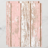 ピンクの木のテクスチャのスクラップブック紙 (正面/裏面)