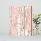ピンクの木のテクスチャのスクラップブック紙 (スタンド正面)