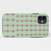 ピンクの木のパターン Case-Mate iPhoneケース (裏面(横))