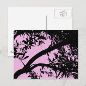 ピンクの木のポストカード ポストカード (正面/裏面)