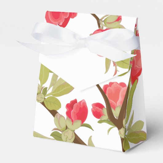 ピンクの木の花のお気に入り フェイバーボックス (正面サイド)