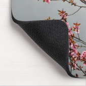 ピンクの木の花 マウスパッド (コーナー)