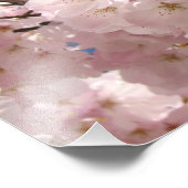 ピンクの木の花 自然 写真プリント フォトプリント (角)