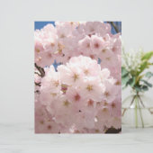 ピンクの木の花・花・スクラップブッキングペーパー (スタンド正面)