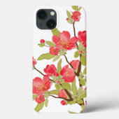 ピンクの木の花iPadのエアケース Case-Mate iPhoneケース (裏面)