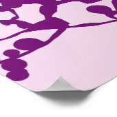 ピンクの木 ポスター (角)