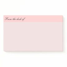 ピンクの机から