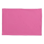 ピンクの枕カバー 枕カバー (裏面-左)