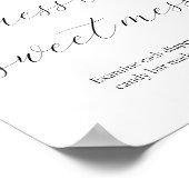 ピンクの柑橘甘い混乱の赤ちゃんシャワーのサインを推測 ポスター (角)