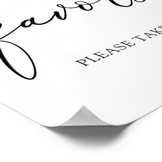 ピンクの柑橘系の花が印を押す ポスター (角)